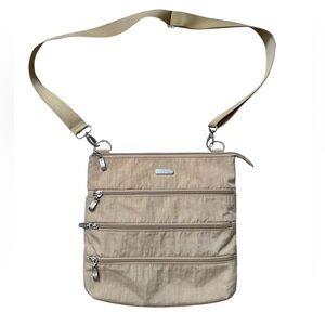 BAGGALLINI Beige Crossbody Bag